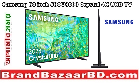Samsung 50 inch 50CU8000 Crystal 4K UHD Smart TV Price in Bangladesh