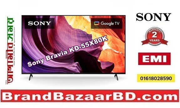 Sony Bravia KD-55X80K 55 Inch 4K Google Smart LED Android TV Price in Bangladesh